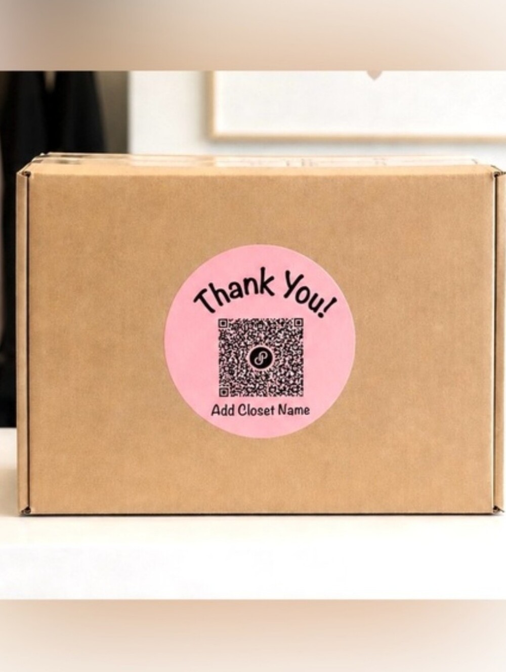 Custom Pink Round Stickers 100 ct NWT